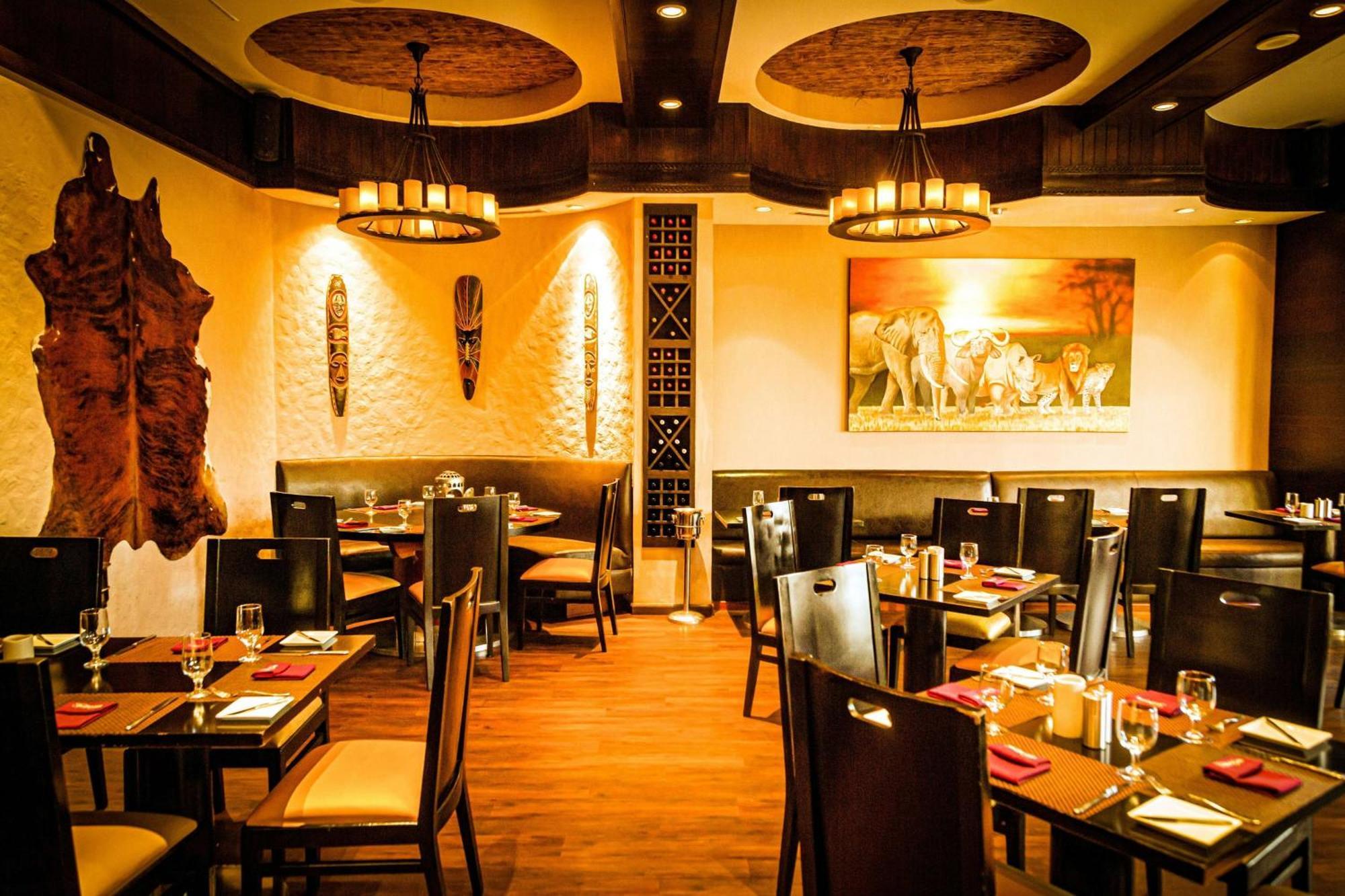 Al Habtoor Grand Resort, Autograph Collection Dubai Esterno foto Interior of the restaurant
